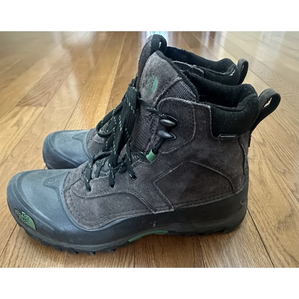 The North Face Snowfuse Waterproof Winter Boots‎ Brown Men Size 11.5 NF00A1KS